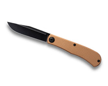 "Lab" Front Flipper in Blackwash 154CM + Bronze & Black Aluminum