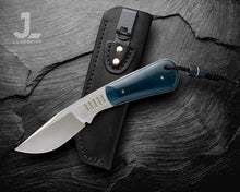 "Prototype" in Magnacut & modern blue paper micarta July 2026