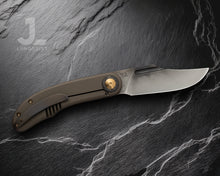 Handmade Custom Ti Framelock 1095 / FatCarbon 12k CF April 2026